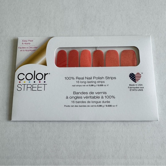 Color Street: Heat Wave | Orange Red Gold Summer Beach Shimmer Bright Tropical - Picture 3 of 16